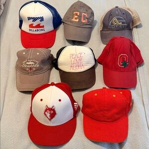Assorted hats